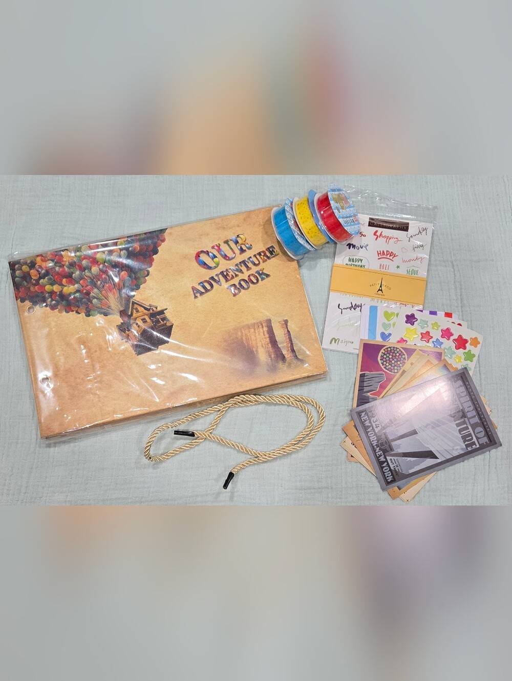 NIB "Our Adventure Book" Scrapbook Memory Album Kit